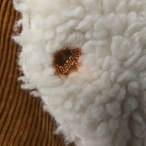 Wrangler Corduroy Ranch Coat Women's Large Sherpa Lined - Picture 7 of 11